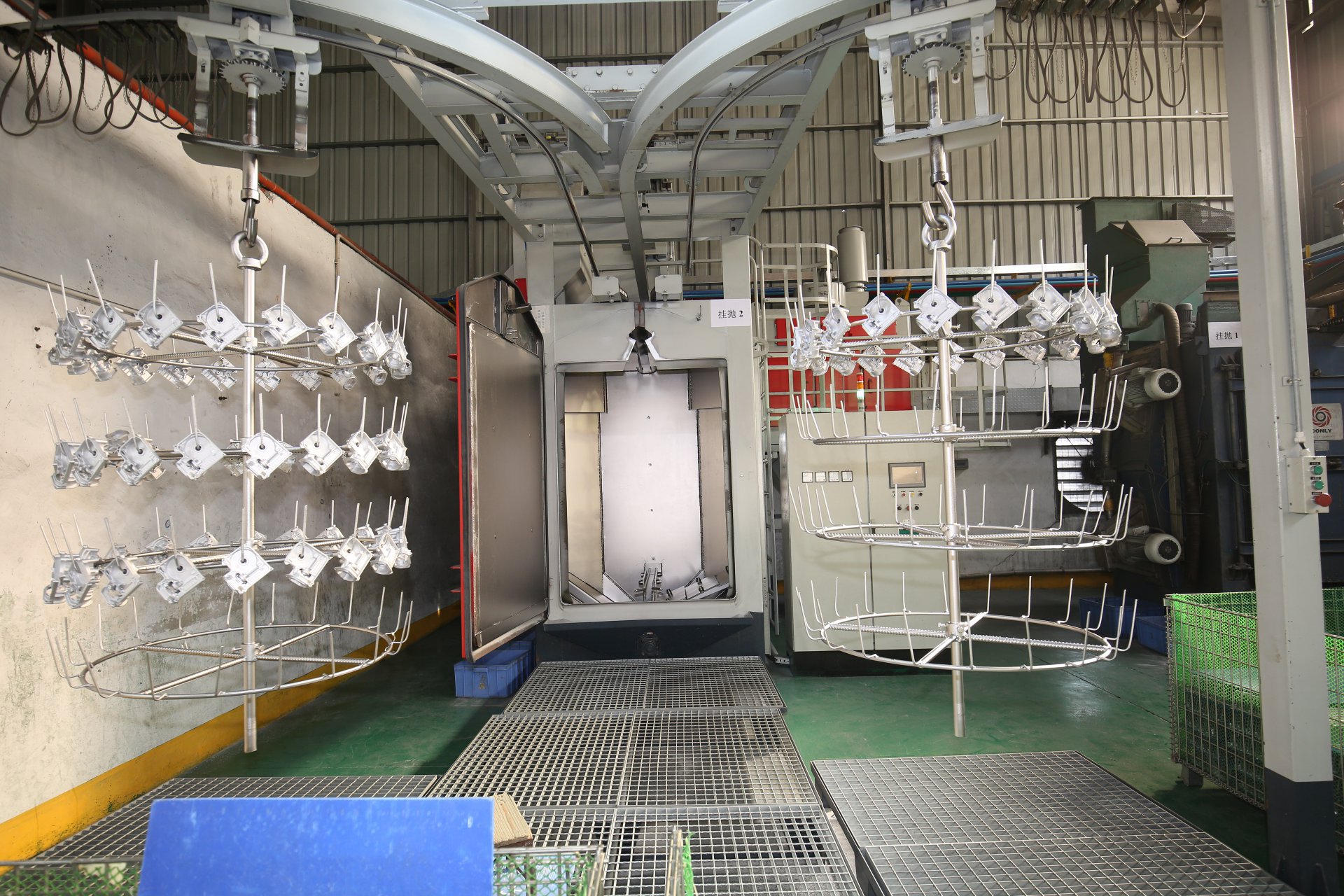 Shot blasting workshop